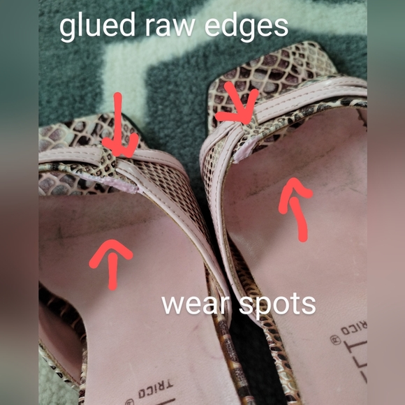 Pink Snake Print Heels - Picture 8 of 8